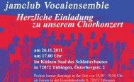 Chorkonzert - jamclub Vocalensemble