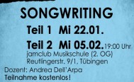 Abendseminar SONGWRITING  Teil 2: Mi 05.02.
